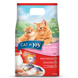 Cat n joy kitten and mother ocean fish chicken and milk flavour - 400g