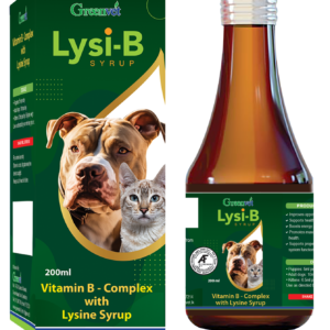 Greenvet vitamin B complex with lyzine syrup
